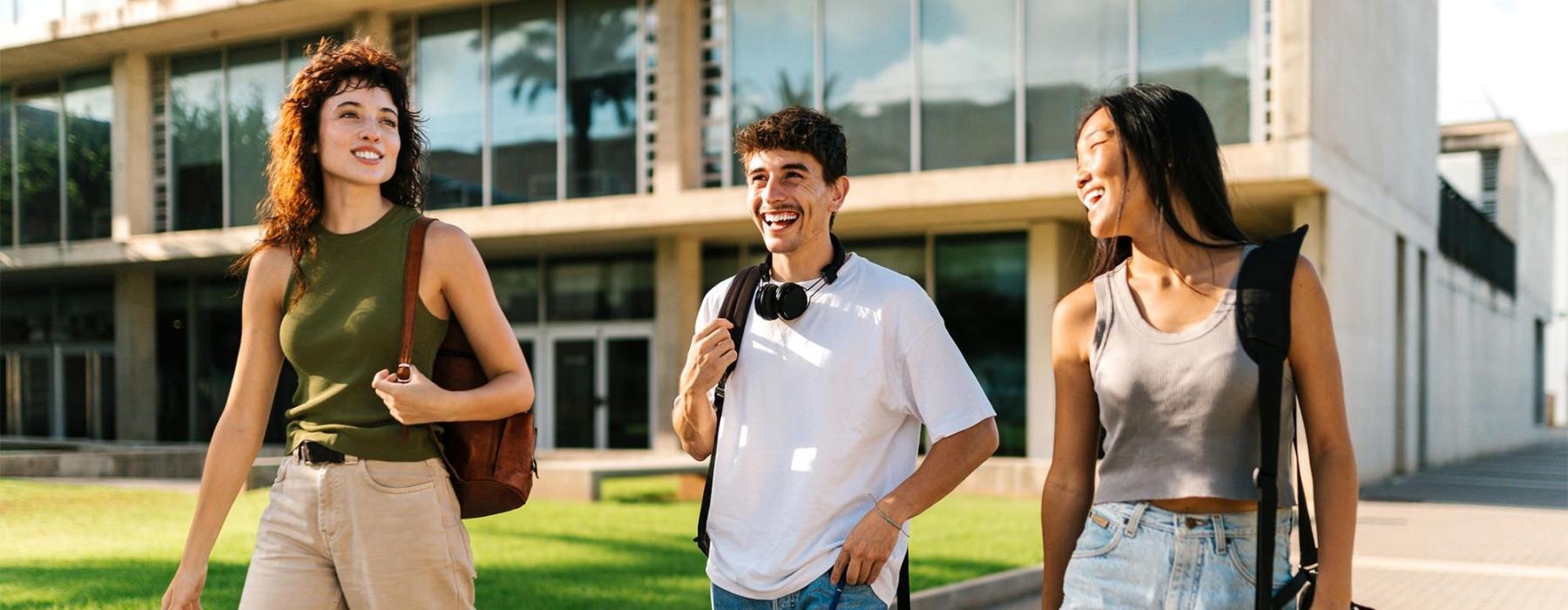 a group of people walking